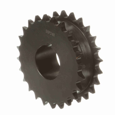Browning Steel Bushed Bore Roller Chain Sprocket, DS50P24 DS50P24